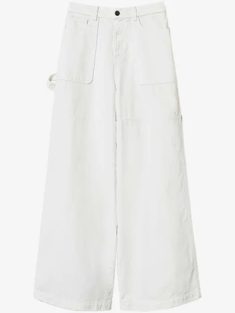 TWINSET vaqueros anchos tipo cargo