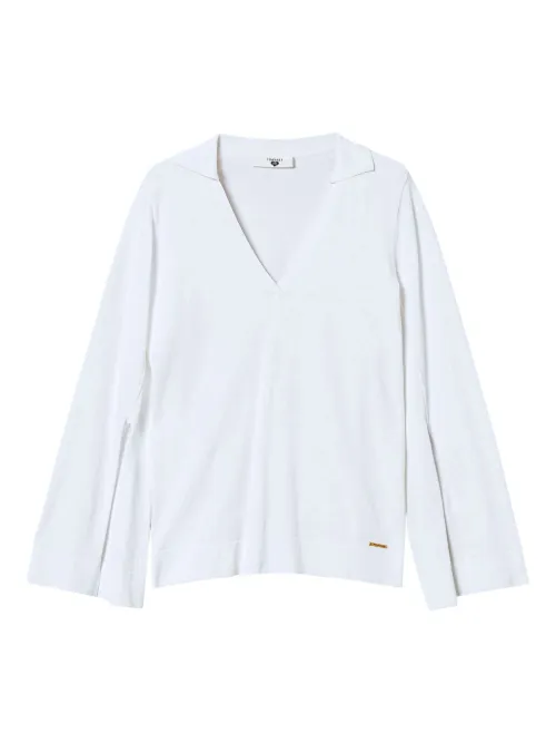 Pull en maille intarsia - TWINSET - Modalova