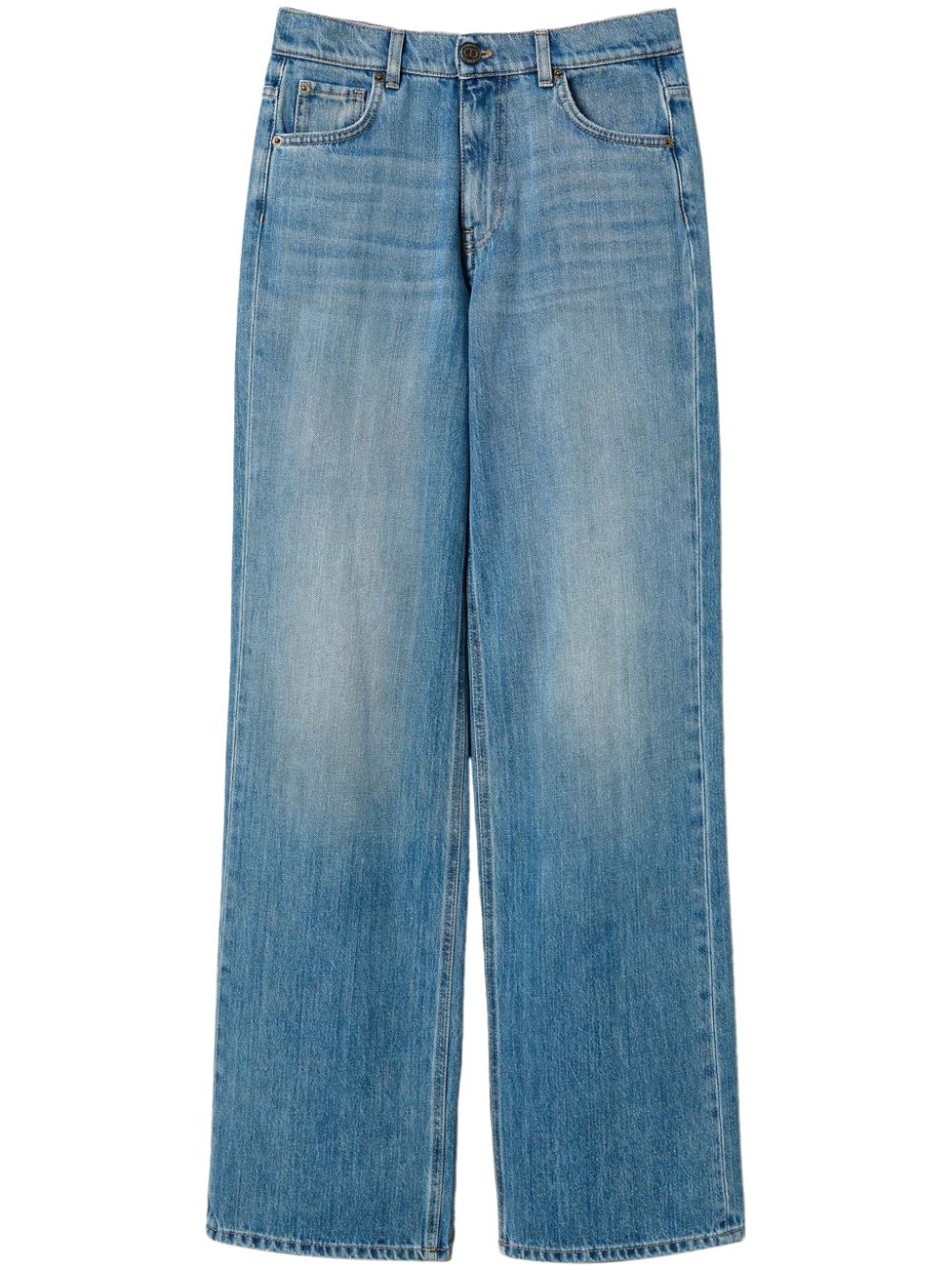 straight-leg jeans