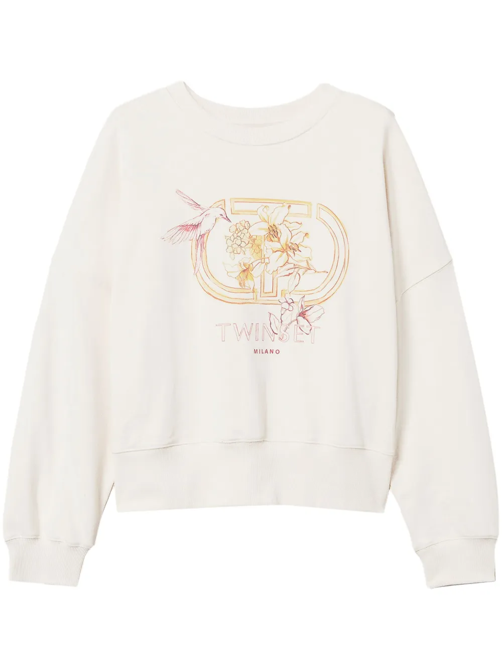 TWINSET sudadera con estampado Hummingbird | blanco | Image 1