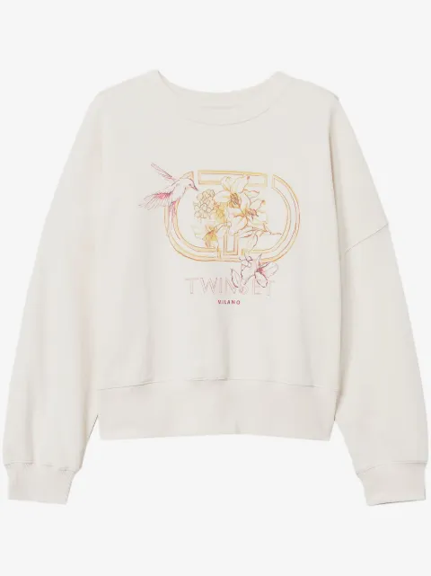 TWINSET Hummingbird-print sweatshirt 