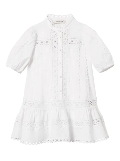 TWINSET Kids broderie-anglaise mini dress