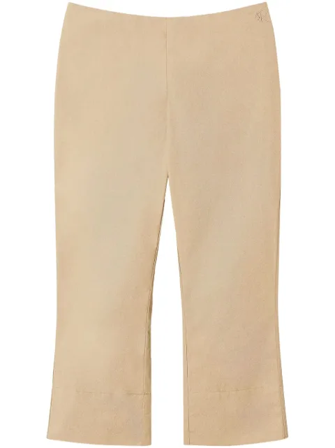 TWINSET poplin cropped trousers