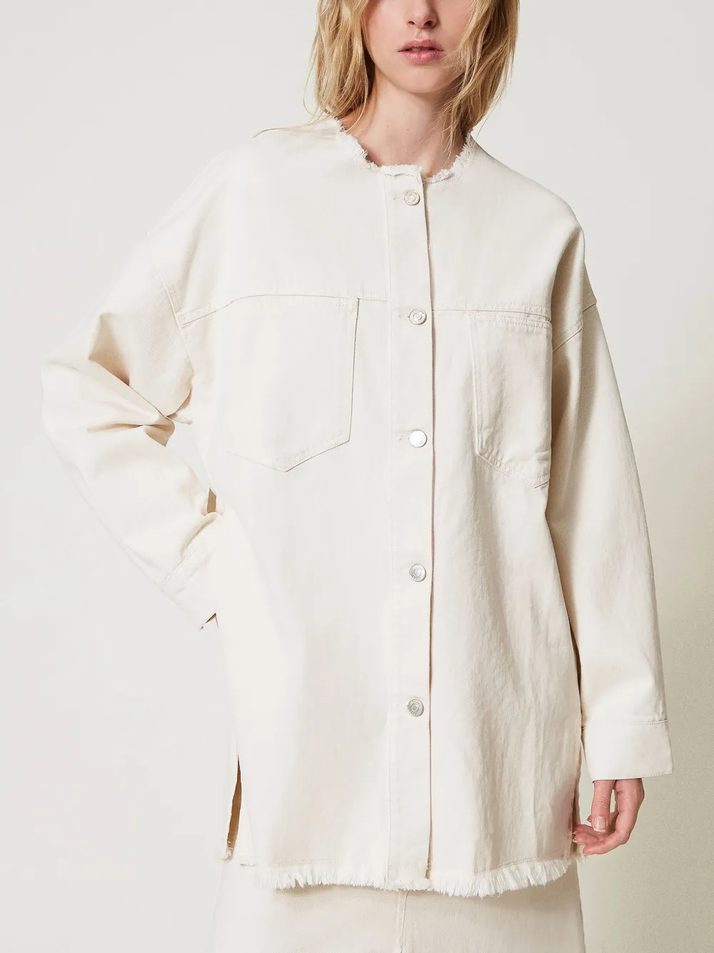 TWINSET organic-cotton jacket - Beige