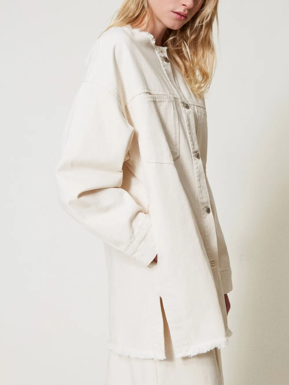 TWINSET Jack van biologisch katoen Beige