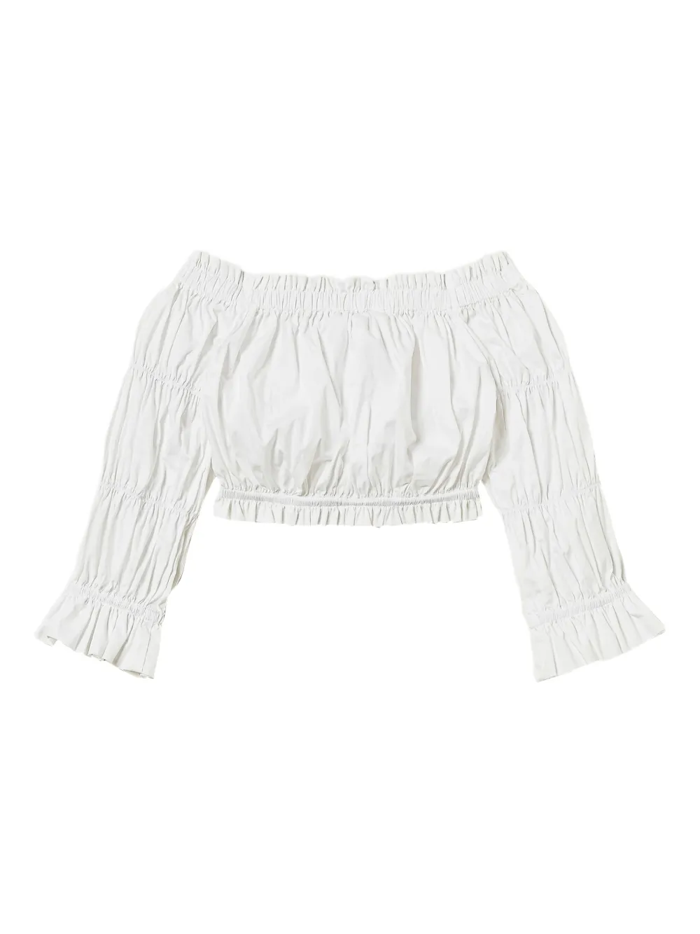TWINSET Kids ruffled off-the-shoulder top | Girls Blouses | Image 2