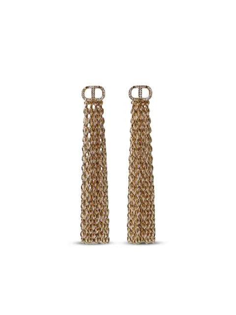 TWINSET boucles d'oreilles à détail de chaîne