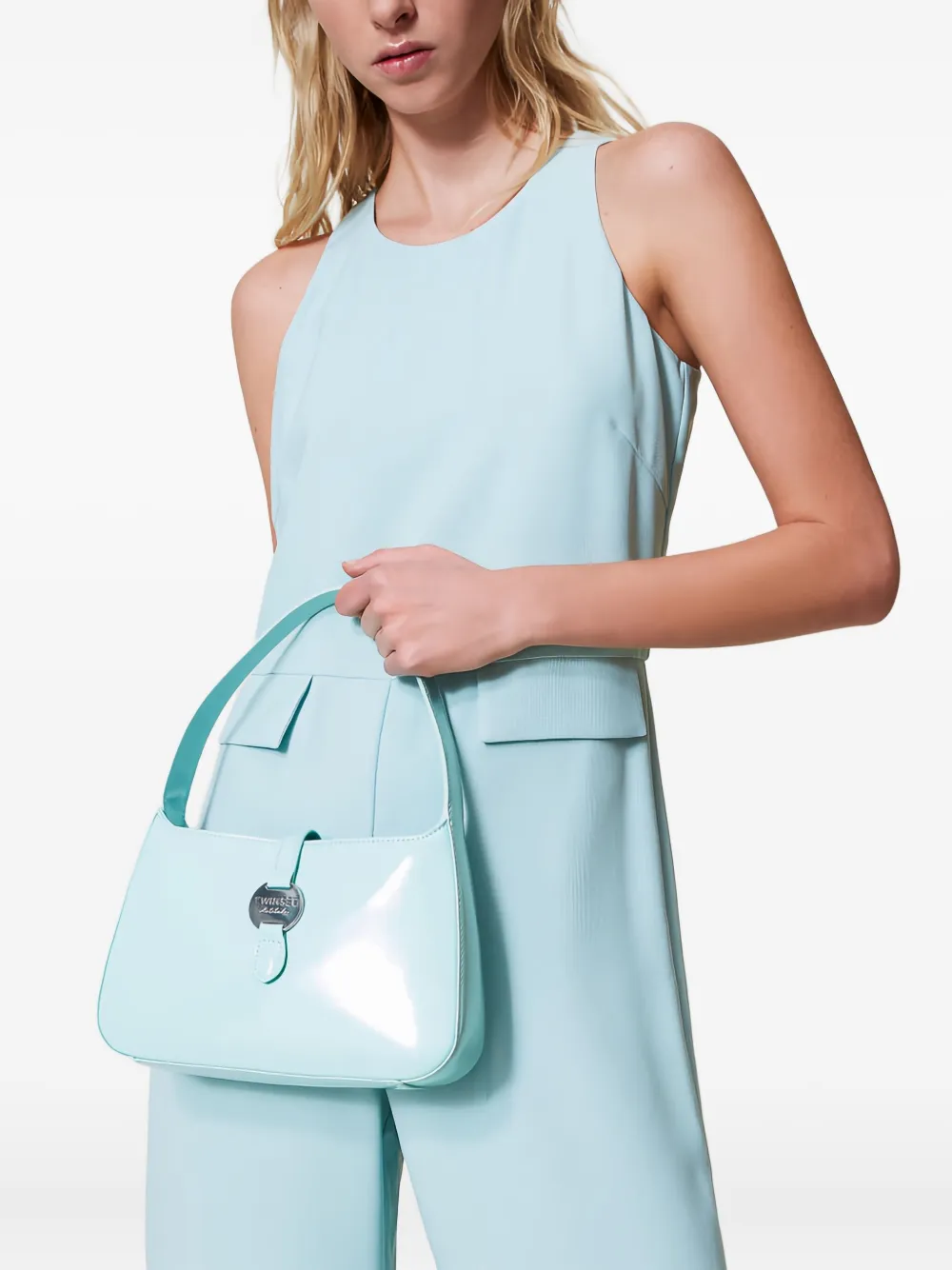 TWINSET Bolsa tote pequena com fivela | Image 2