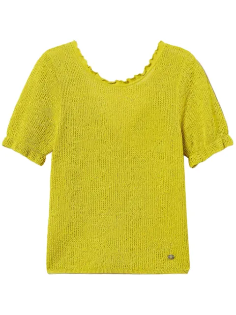 TWINSET top con motivo floral en jacquard