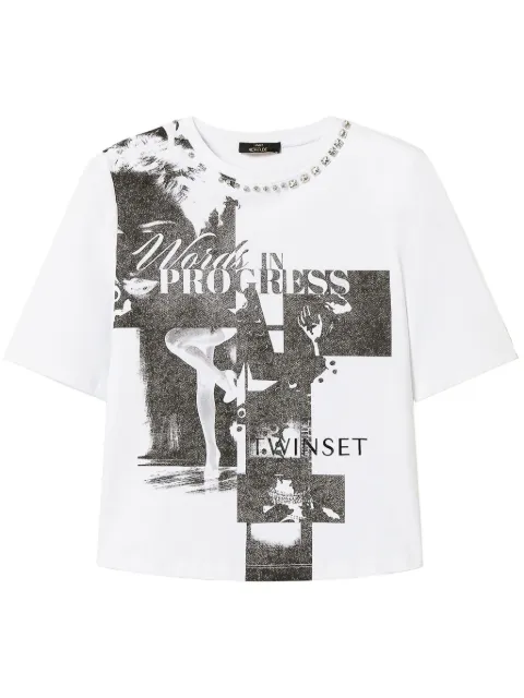 TWINSET playera estampada