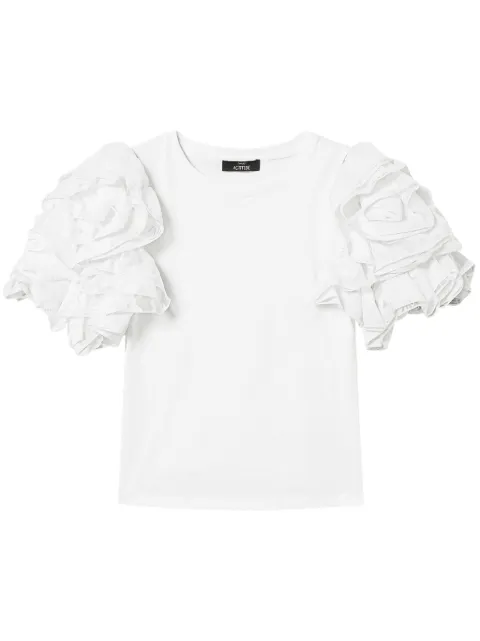 TWINSET تيشيرت بأكمام أورغانزا