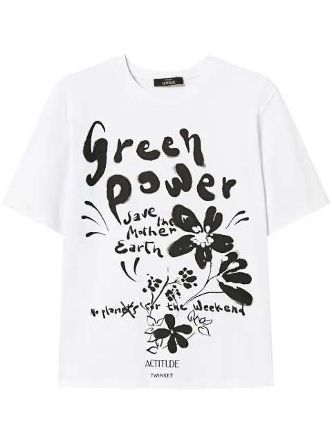 TWINSET playera estampada
