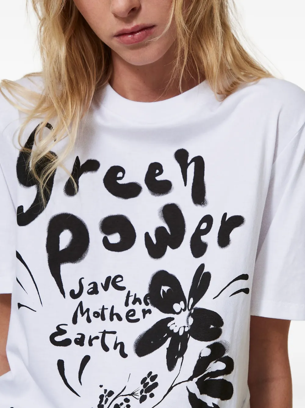 TWINSET T-shirt met print Wit