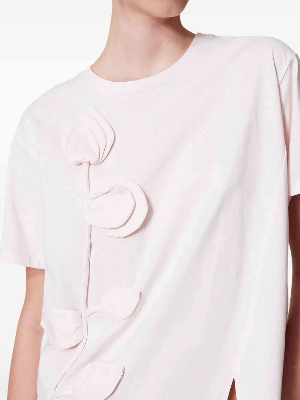 TWINSET T-shirt met borduurwerk Roze
