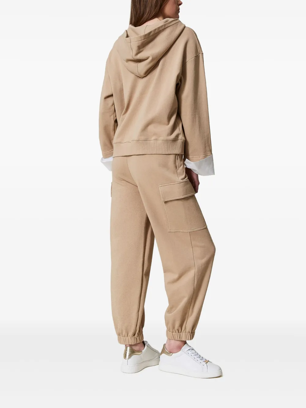 TWINSET Cargo trainingsbroek Beige