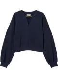 TWINSET Oval T-chain sweatshirt - Blue