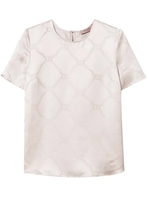 TWINSET Oval T-jacquard T-shirt