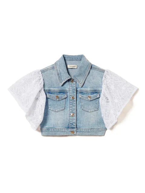 TWINSET Kids 데님 재킷
