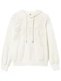 TWINSET embroidered hoodie - White