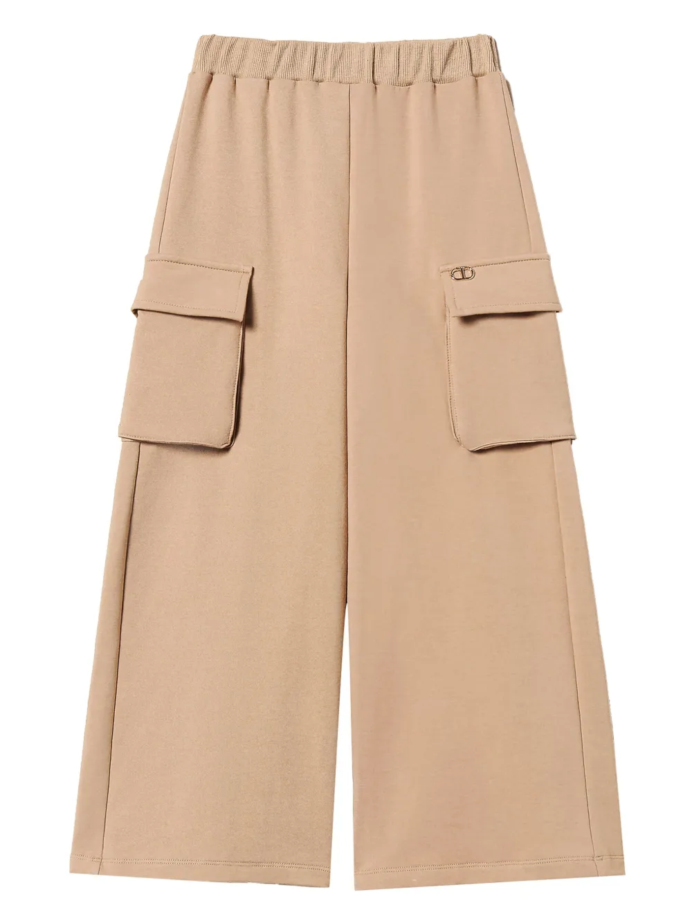 TWINSET Kids Broek van katoenblend Beige