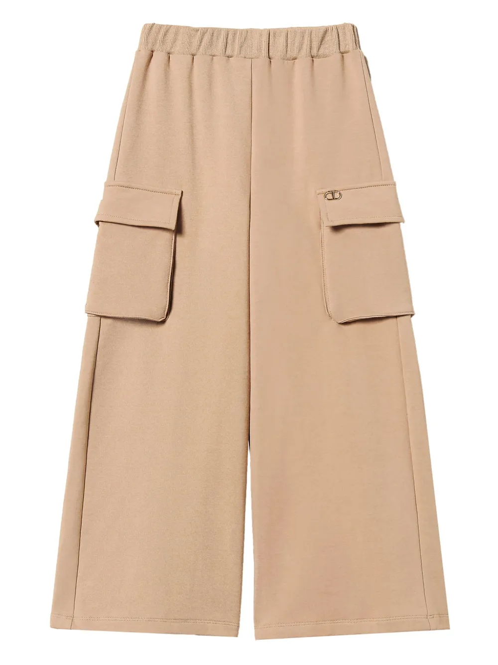 TWINSET Kids Broek van katoenblend Beige