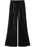 TWINSET semi-sheer trousers - Black