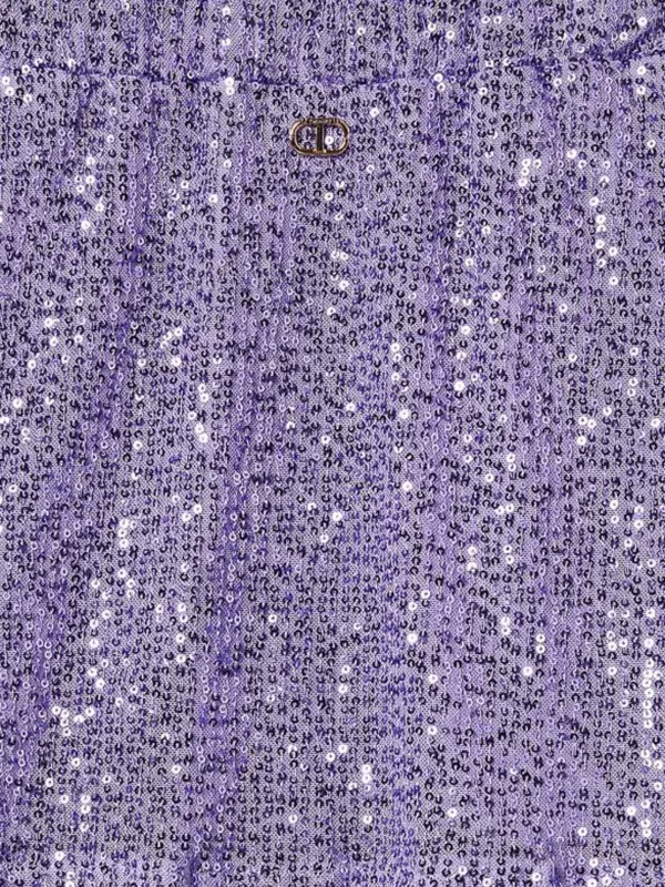 TWINSET Kids Minigonna Con Paillettes Viola FARFETCH IT