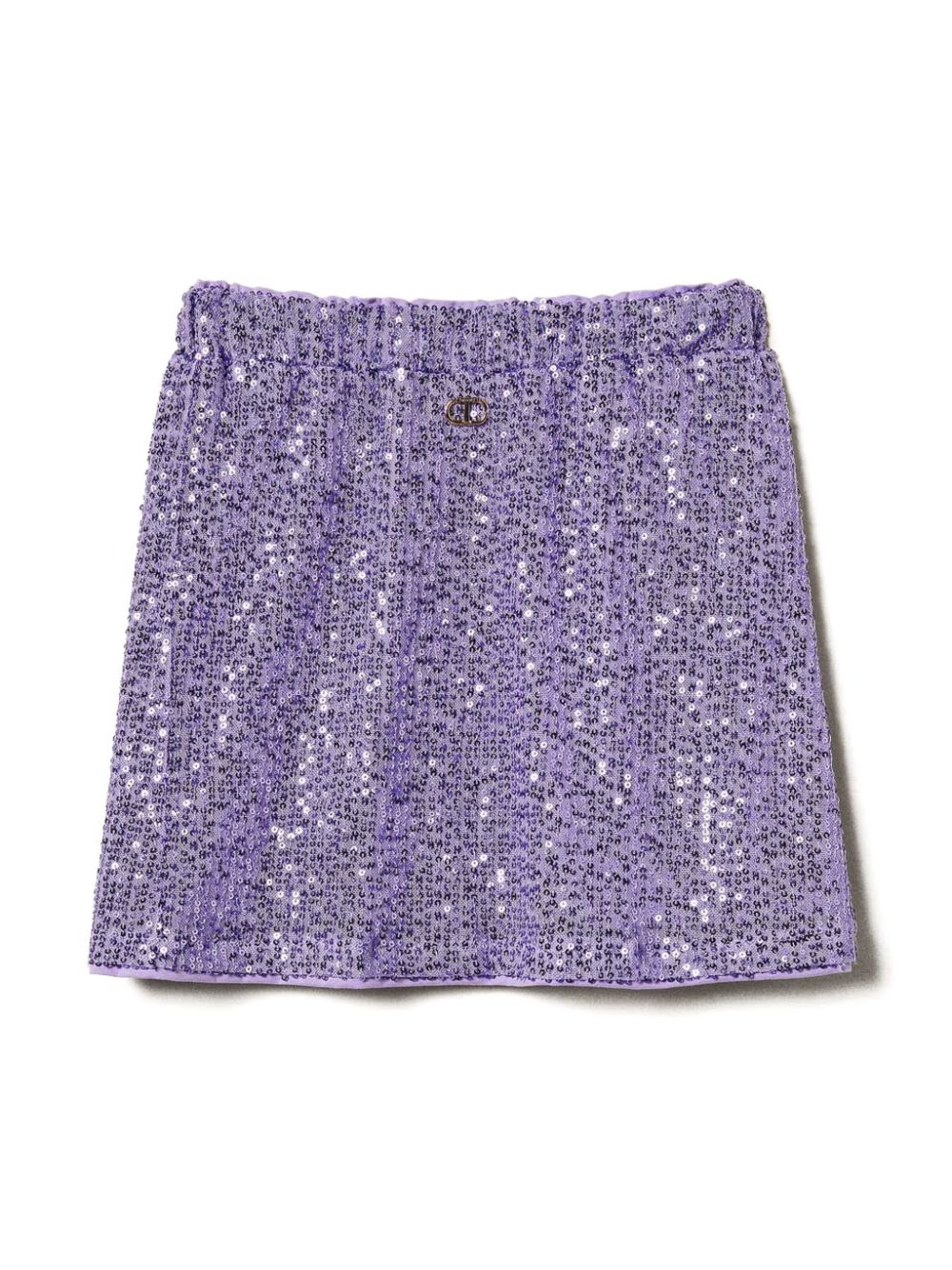 TWINSET Kids sequinned miniskirt - Purple