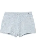 TWINSET textured knit shorts - Grey