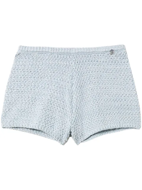 TWINSET textured knit shorts