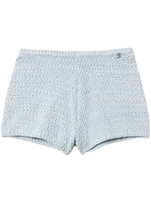 Short en maille texturée - TWINSET - Modalova