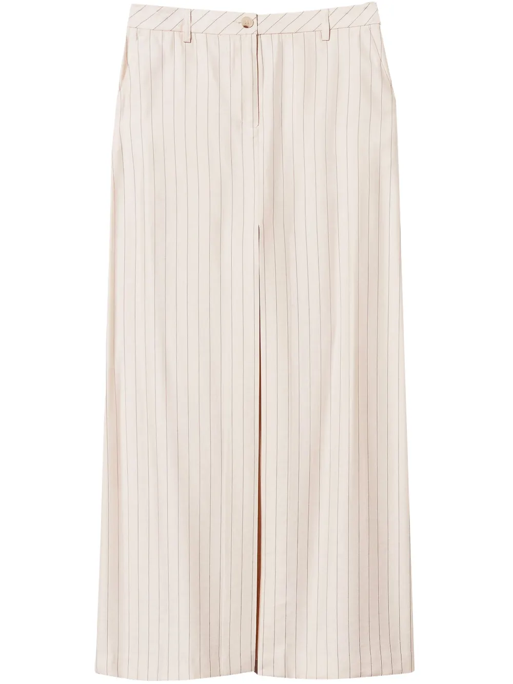TWINSET pinstripe-pattern skirt | Neutrals | Image 1