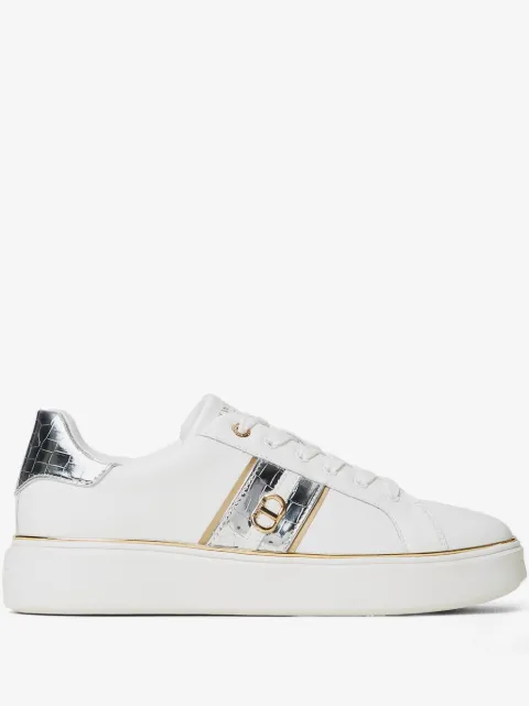 TWINSET Tênis Oval T de couro