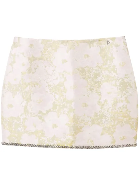 TWINSET jacquard mini skirt 