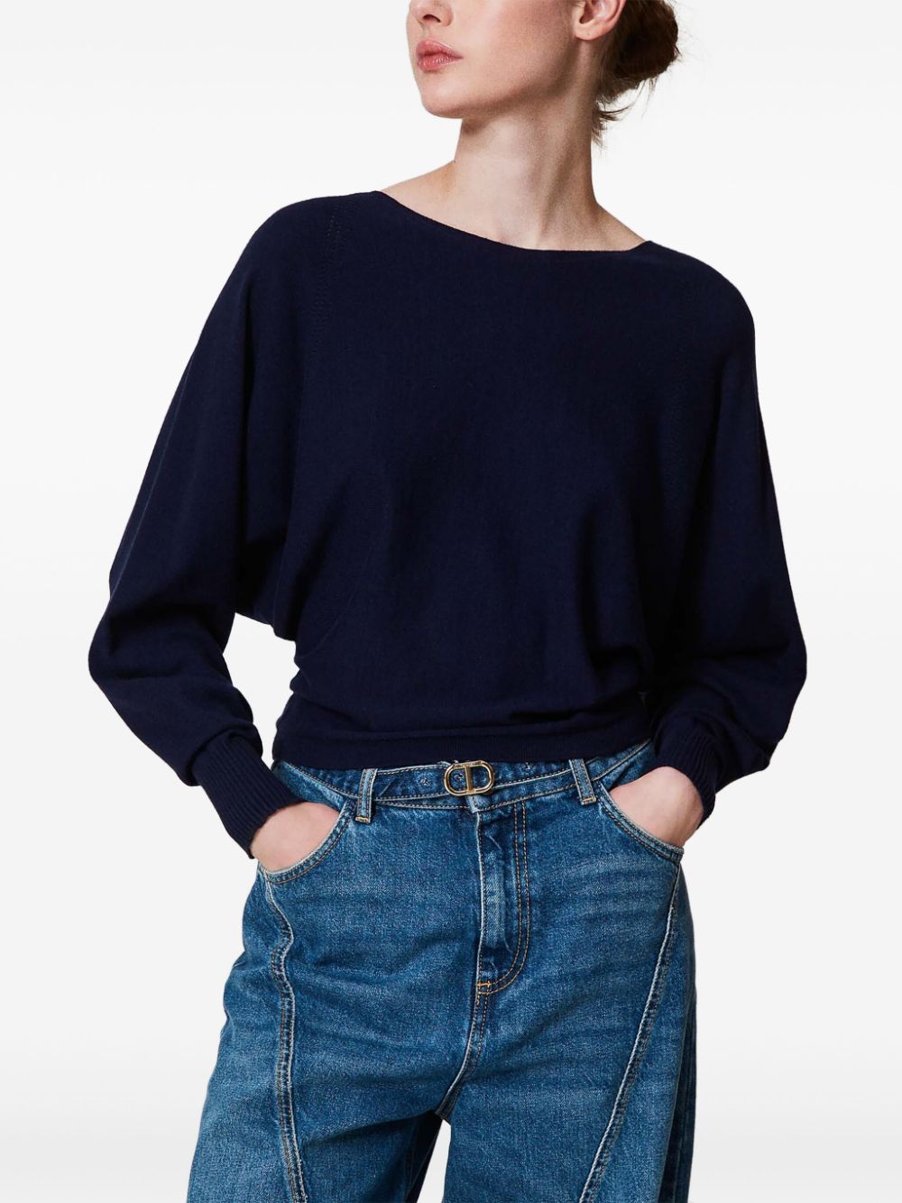 TWINSET crew-neck sweater - Blauw