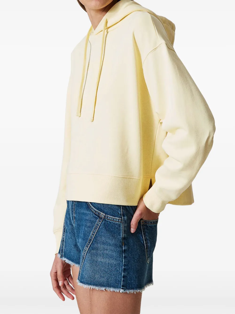 TWINSET Oval T hoodie met borduurwerk Geel