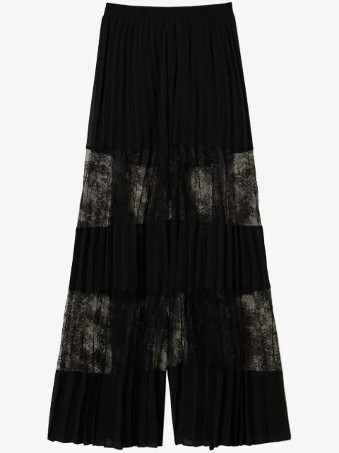 TWINSET pleated georgette trousers