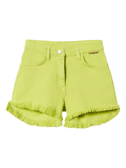 TWINSET Kids shorts con letras del logo