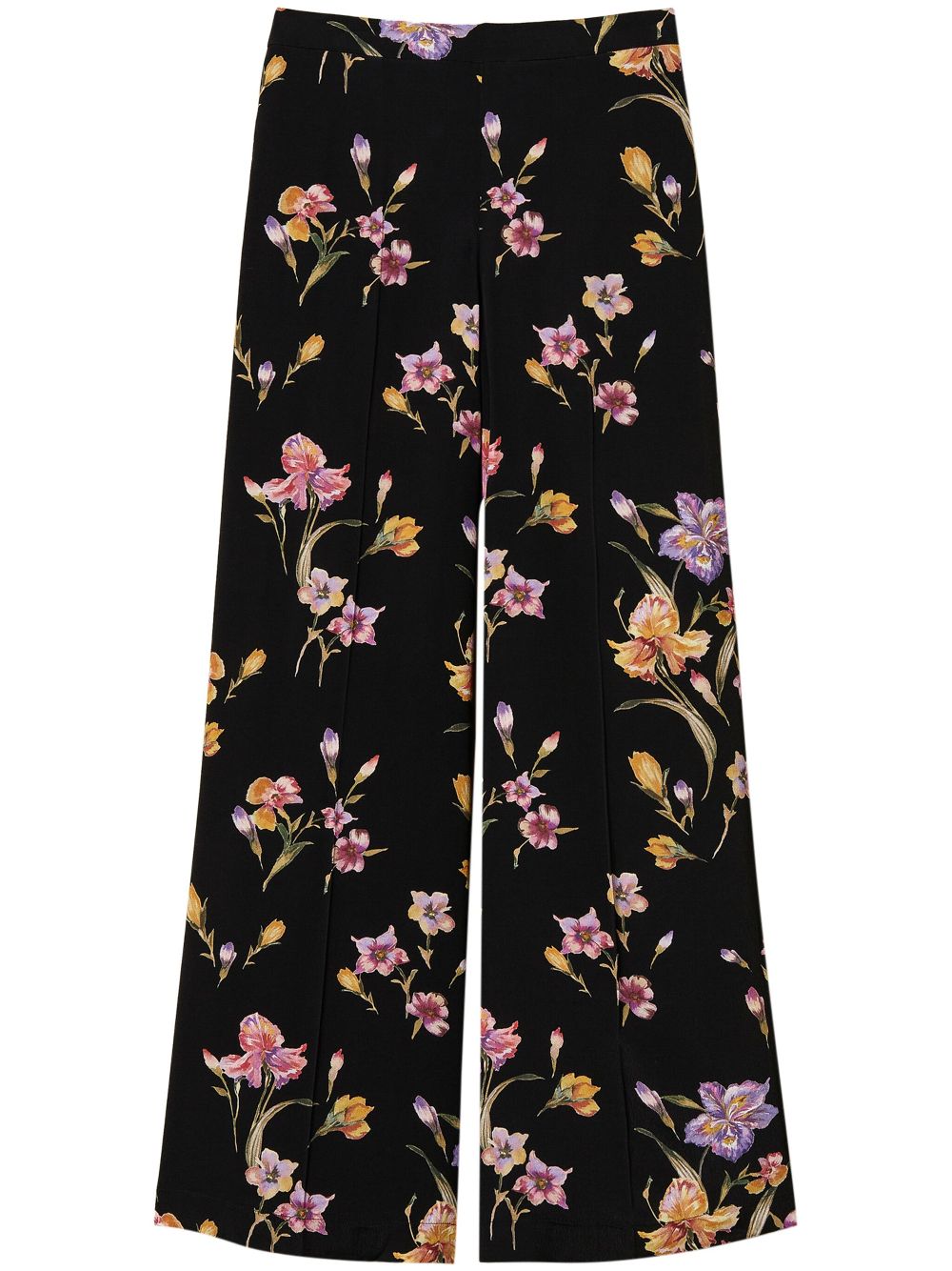 TWINSET floral trousers - Black