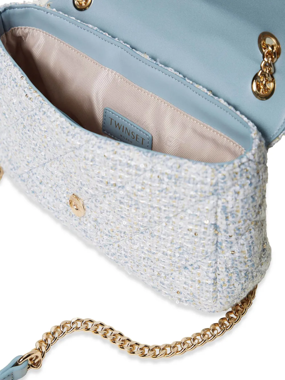 TWINSET Ovalen schoudertas Blauw