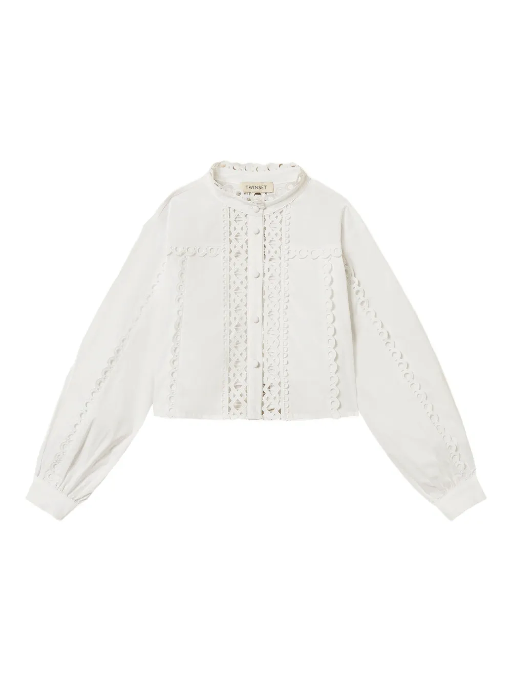Twinset Kids' Lattice-detail Blouse