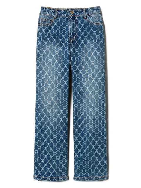 TWINSET Kids monogram jeans
