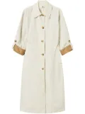 TWINSET two-tone coat - Neutrals