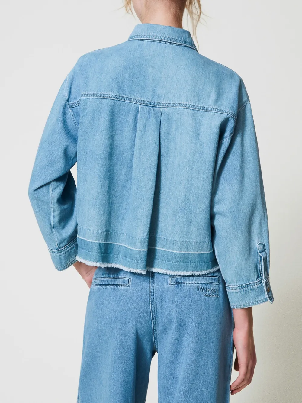TWINSET Denim blouse Blauw