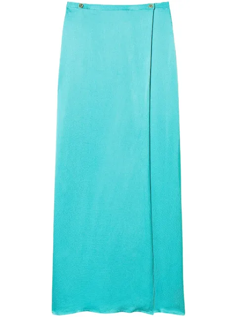 TWINSET satin-finish maxi skirt 