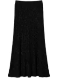 TWINSET knitted midi skirt - Black