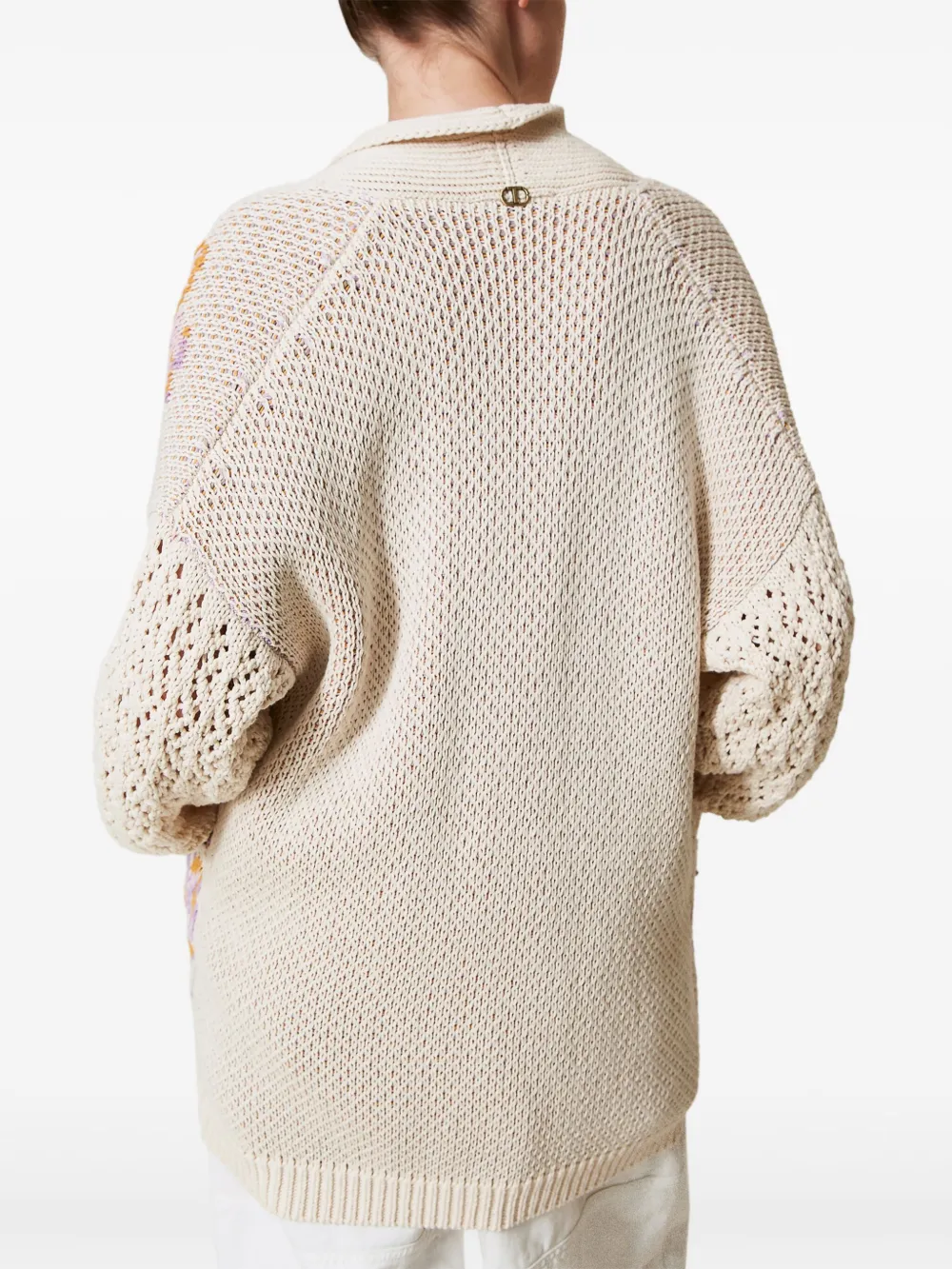 TWINSET Vest met bloemenpatroon Wit