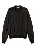 TWINSET panelled bomber jacket - Black
