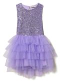 TWINSET Kids sequin-embellished dress - Purple