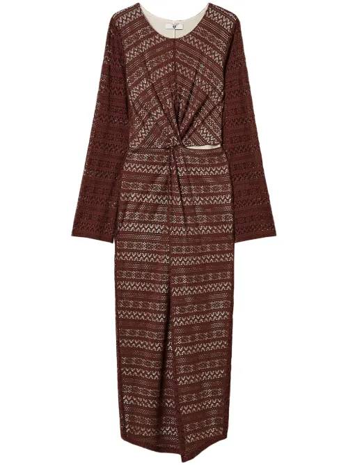 Robe en maille à coupe mi-longue - TWINSET - Modalova